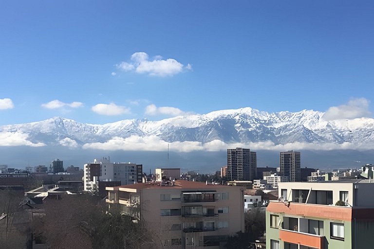 1 BR Suite Doble, Barrio Tranquilo en Providencia