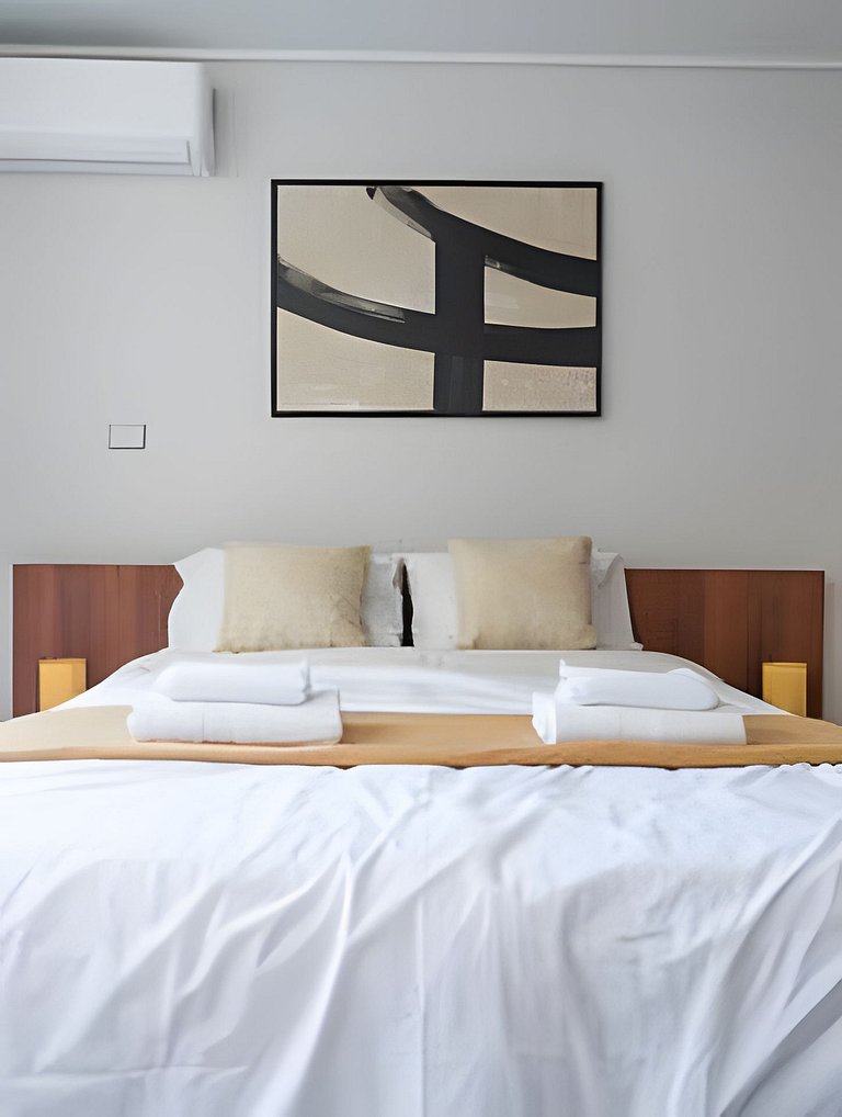 1BR Doble, Confort y Conectividad, Santa Lucia