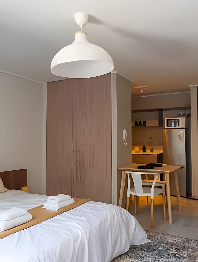1BR Doble, Confort y Conectividad, Santa Lucia