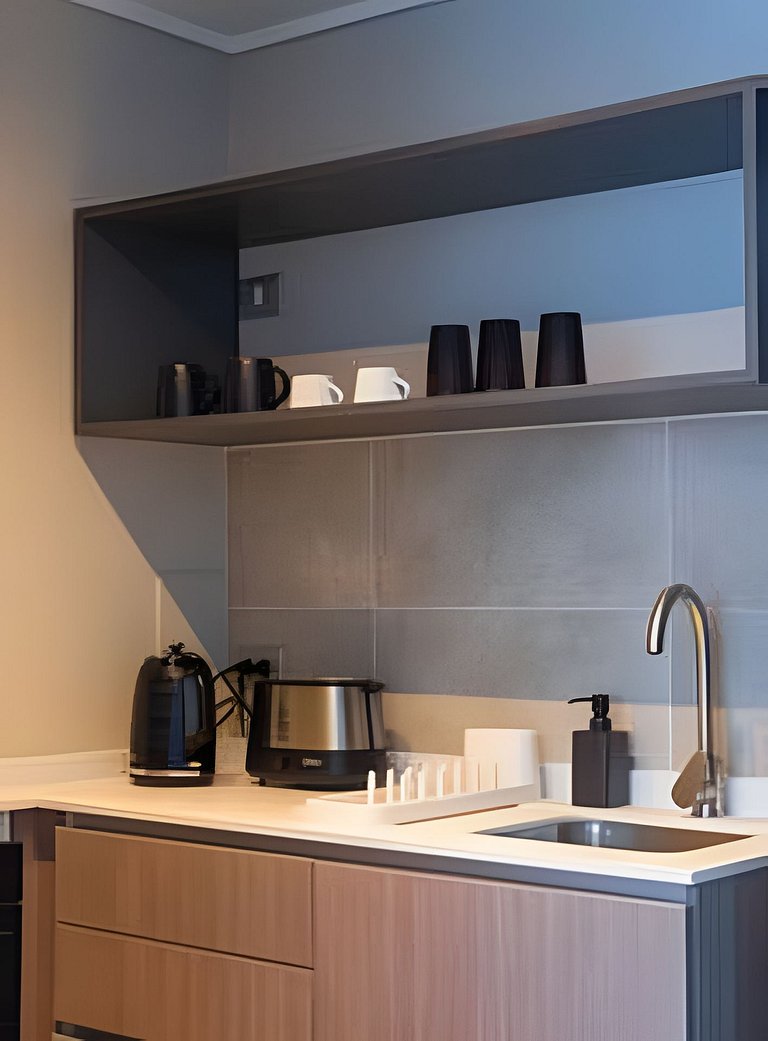 1BR Doble, Confort y Conectividad, Santa Lucia