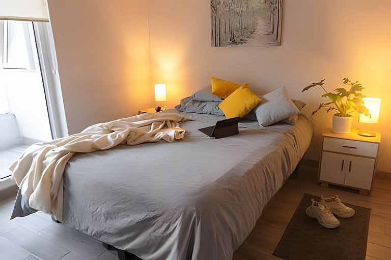 1BR Moderno y Cómodo Departamento en Av. Italia