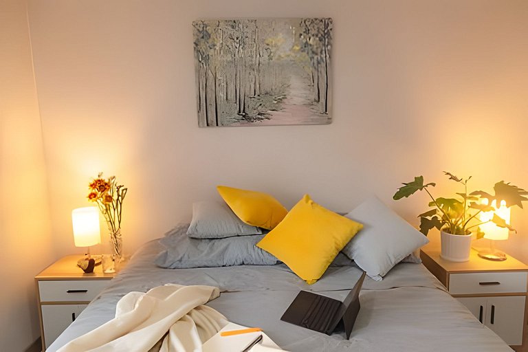 1BR Moderno y Cómodo Departamento en Av. Italia