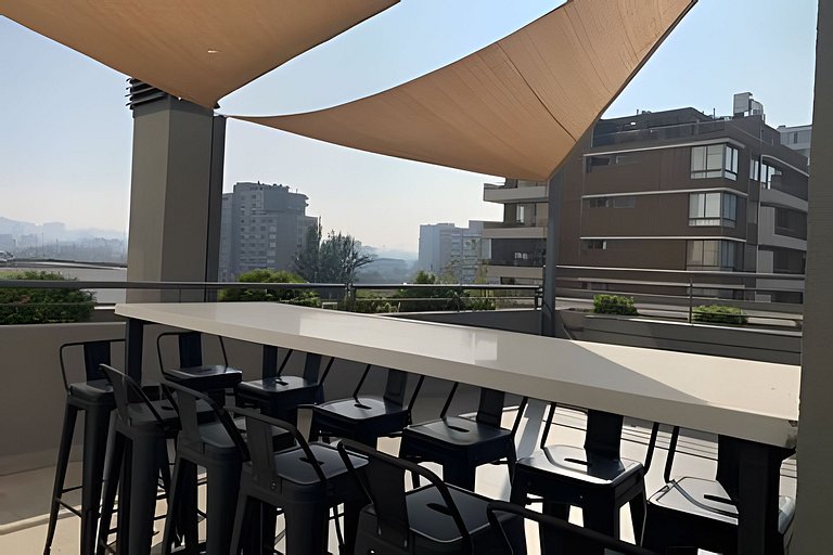 1BR Moderno y Cómodo Departamento en Av. Italia