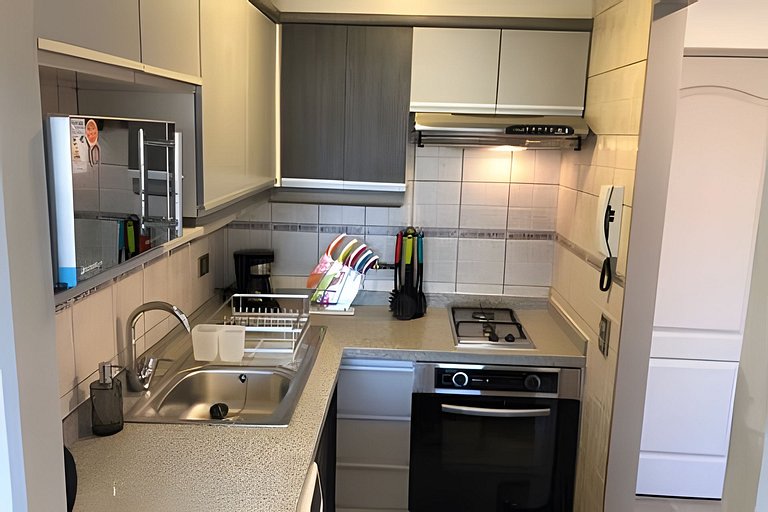 1 Dorm Full Equipo en Barrio Tranquilo Providencia