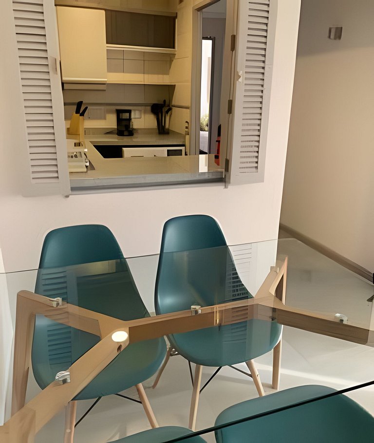 2BR Barrio Tranquilo en Providencia Full Equipo