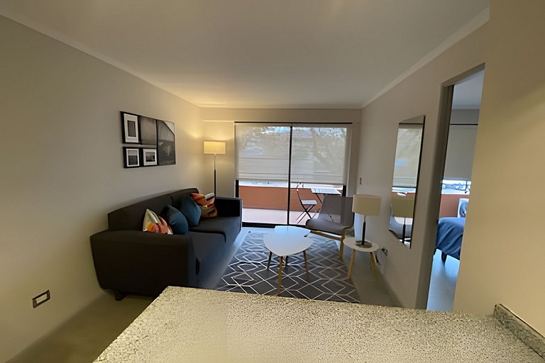 1BR Barrio Tranquilo + Full Equipo, Metro Salvador