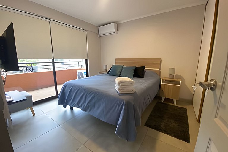 1BR Barrio Tranquilo + Full Equipo, Metro Salvador