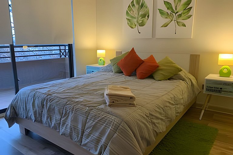 1 Dorm Full Equipo en Barrio Tranquilo Providencia
