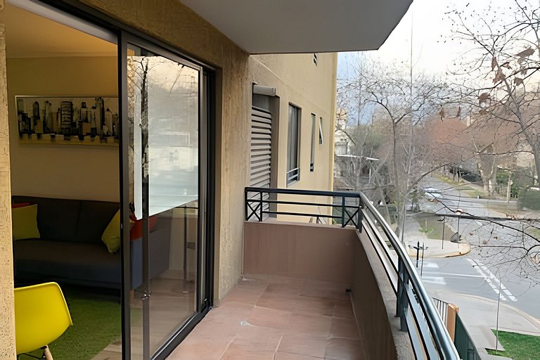 1 Dorm Full Equipo en Barrio Tranquilo Providencia