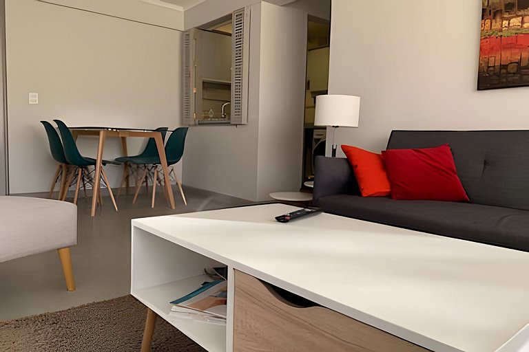 2BR Barrio Tranquilo en Providencia Full Equipo