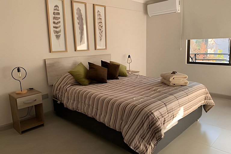2BR Barrio Tranquilo en Providencia Full Equipo