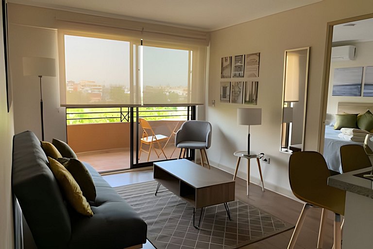 1BR Doble en Barrio Tranquilo, Metro Salvador