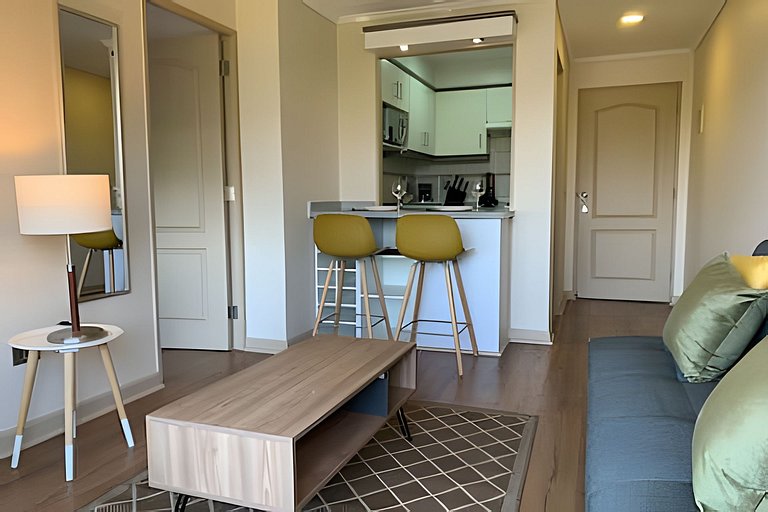 1BR Doble en Barrio Tranquilo, Metro Salvador