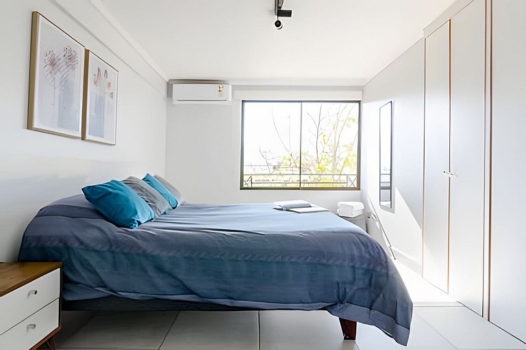 2BR + Full Equipo Barrio Tranquilo, Metro Salvador