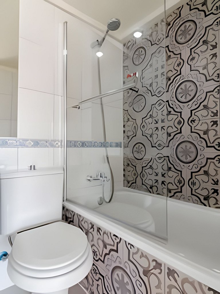2BR + Full Equipo Barrio Tranquilo, Metro Salvador