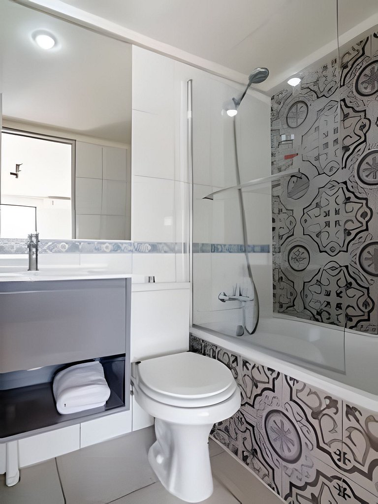 2BR + Full Equipo Barrio Tranquilo, Metro Salvador