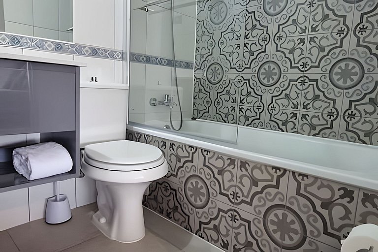 2BR + Full Equipo Barrio Tranquilo, Metro Salvador