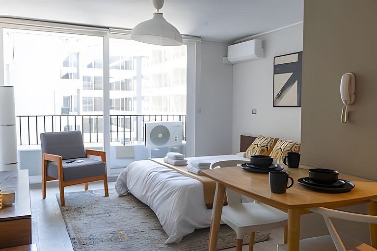 1BR Doble, Descanso y Conectividad, Santa Lucía