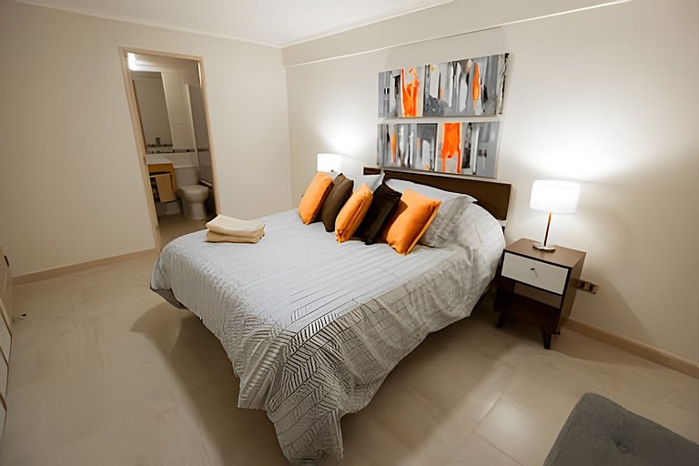 2BR + Full Equipo Barrio Tranquilo, Metro Salvador