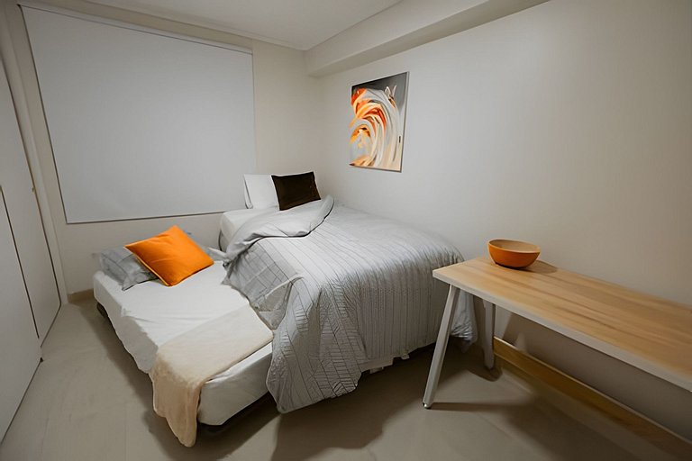 2BR + Full Equipo Barrio Tranquilo, Metro Salvador
