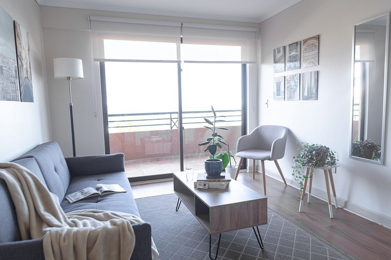1BR Doble en Barrio Tranquilo, Metro Salvador