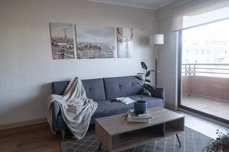 1BR Doble en Barrio Tranquilo, Metro Salvador
