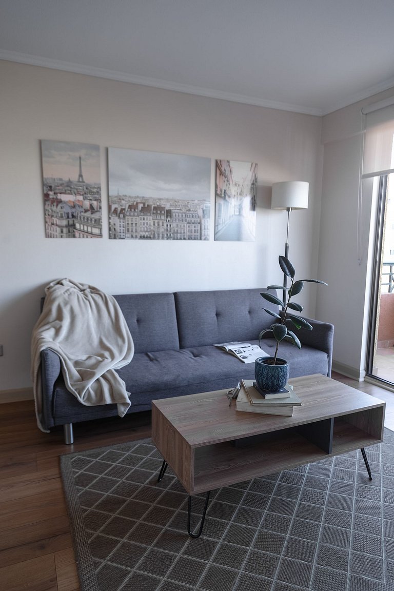 1BR Doble en Barrio Tranquilo, Metro Salvador
