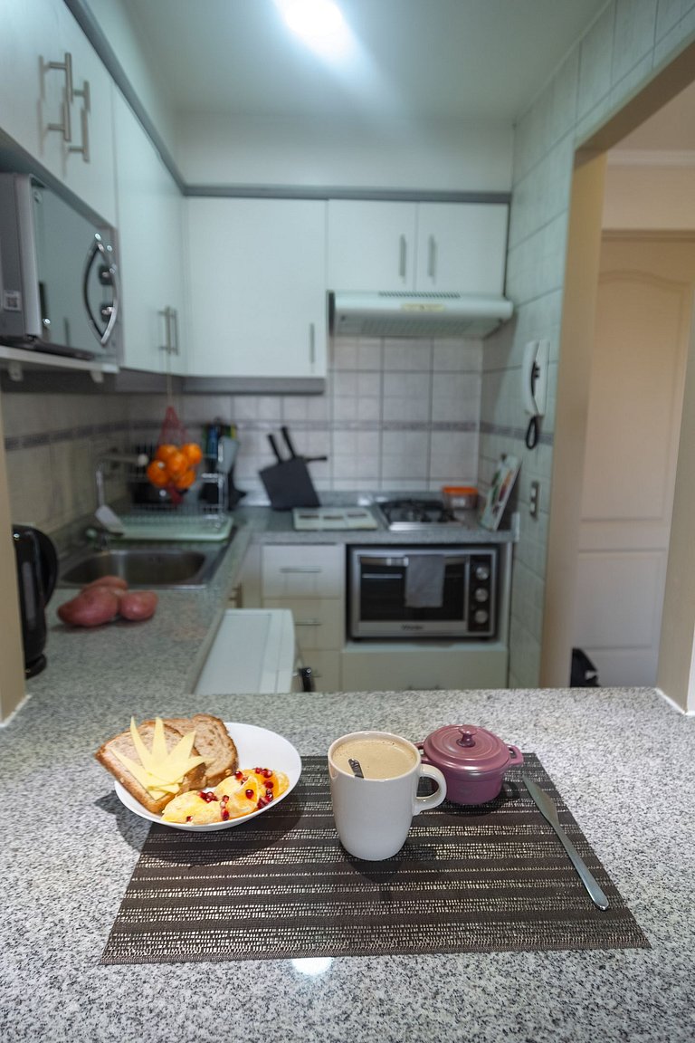 1BR Doble en Barrio Tranquilo, Metro Salvador