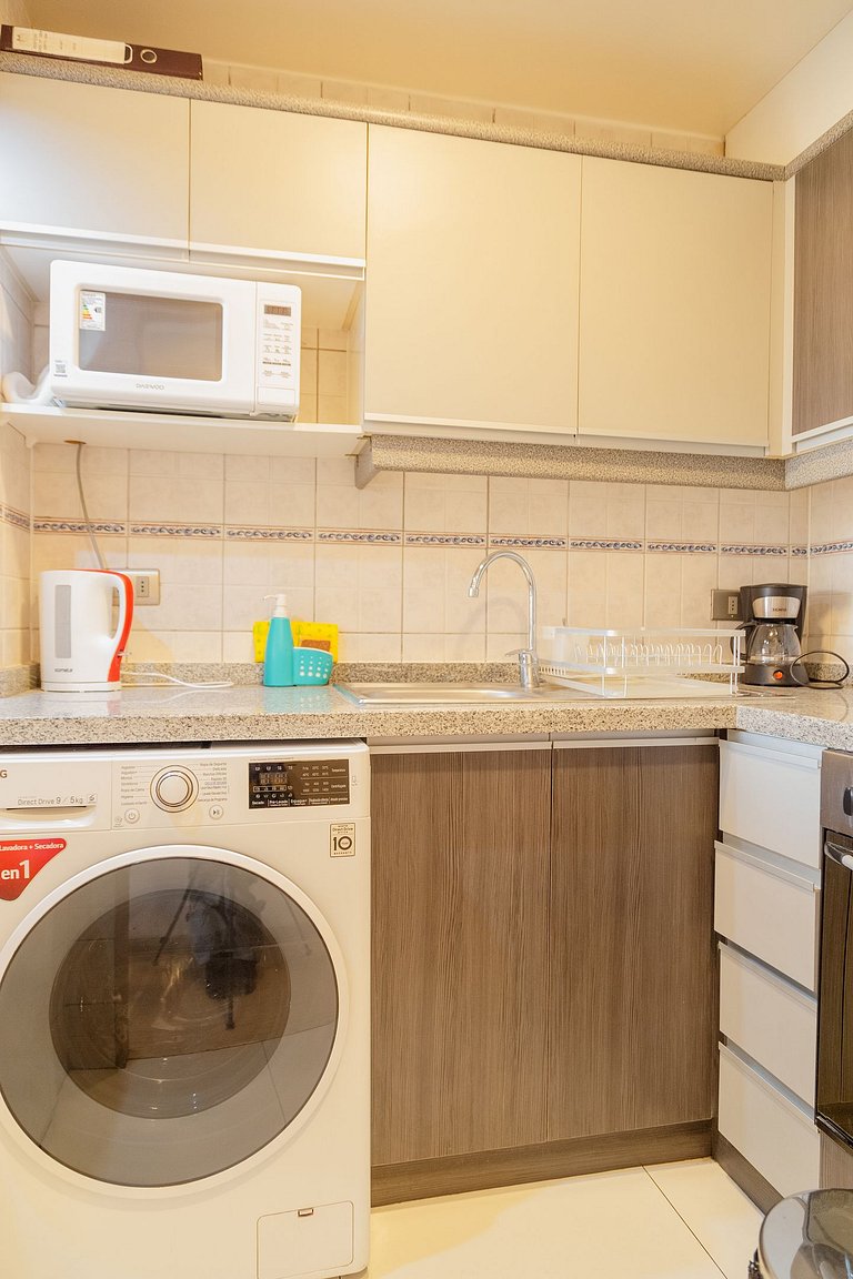 1BR Doble + Full Equipo, Residencial Providencia