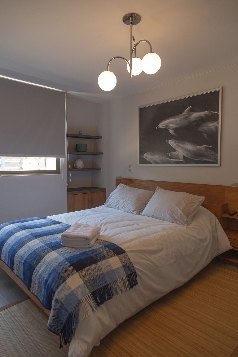 2 BR Moderno APT Full Equipo, metro Los Leones