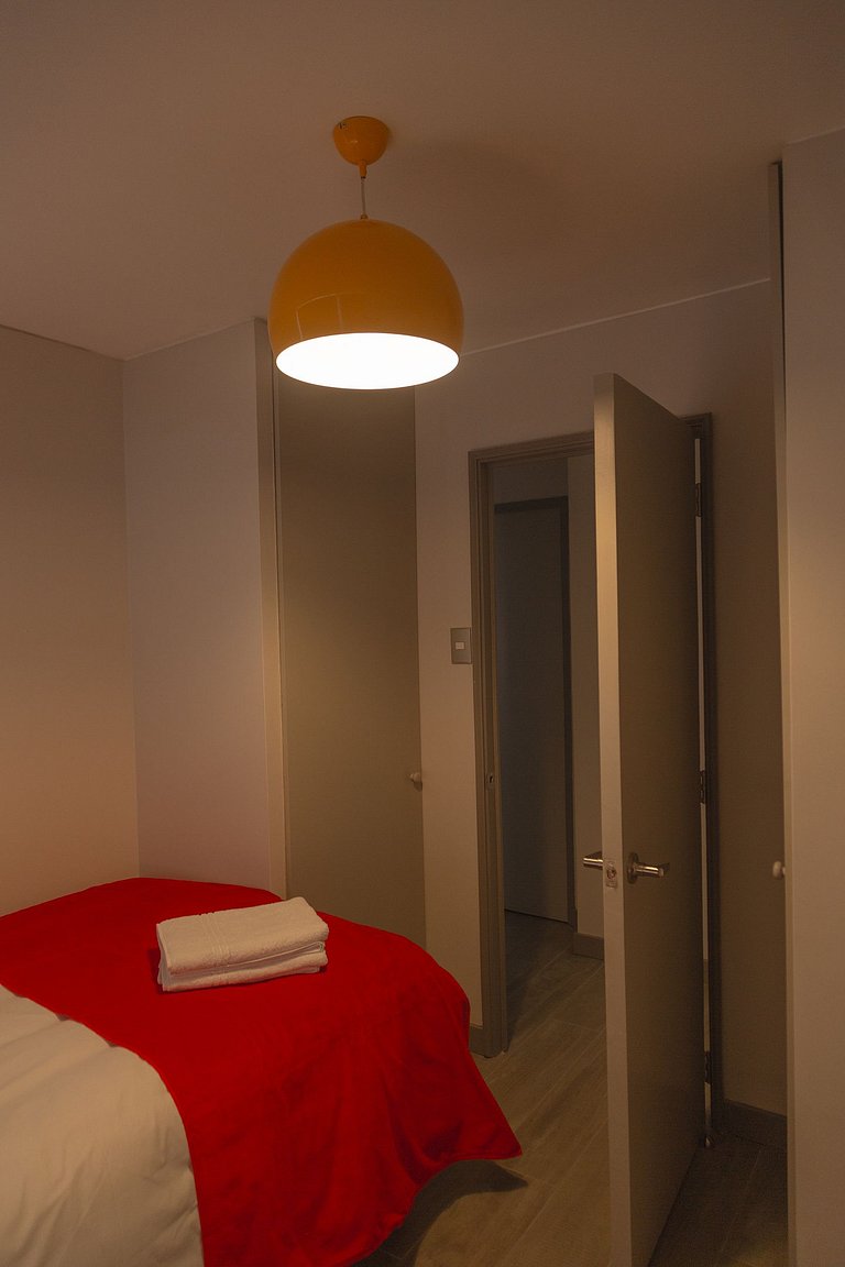 2 BR Moderno APT Full Equipo, metro Los Leones