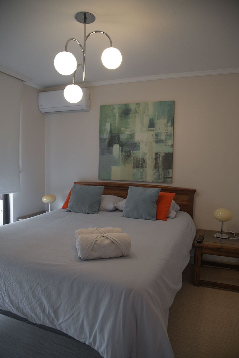 1 BR Suite Doble, Barrio Tranquilo en Providencia